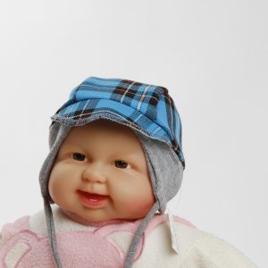 Babyhut Jungencap "Lorenz" Übergang Gr. 42/44