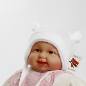 Neugeborenen-Mütze Wintermütze "Schneeflocke"  Gr. 38/40