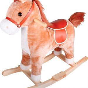 AM Plüsch Schaukelpferd 65x32x60cm
