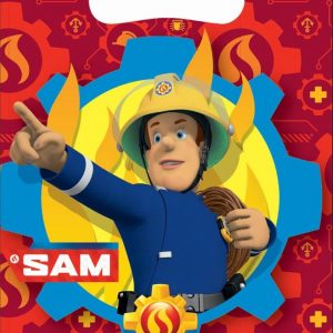 8 Stück Feuerwehrmann Sam Partytüten, 1 Pack