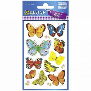 AVERY ZWECKFORM Sticker Schmetterlinge 4462