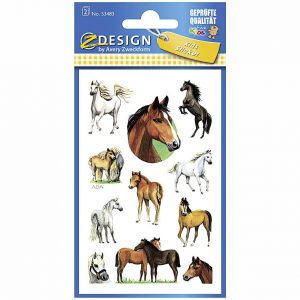 AVERY ZWECKFORM Papierstick Pferde glimm 53483